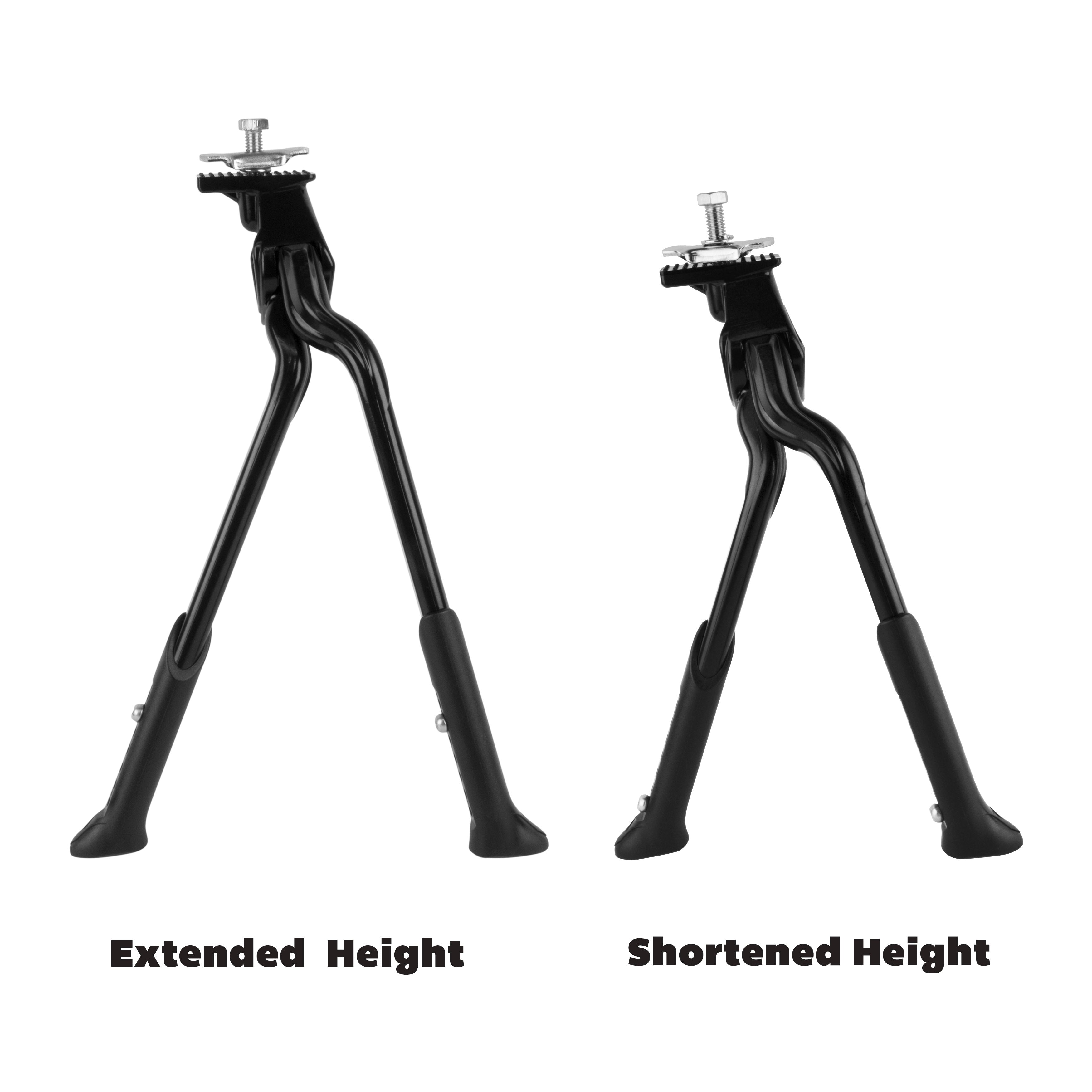 Adjustable foldable double-leg kickstand