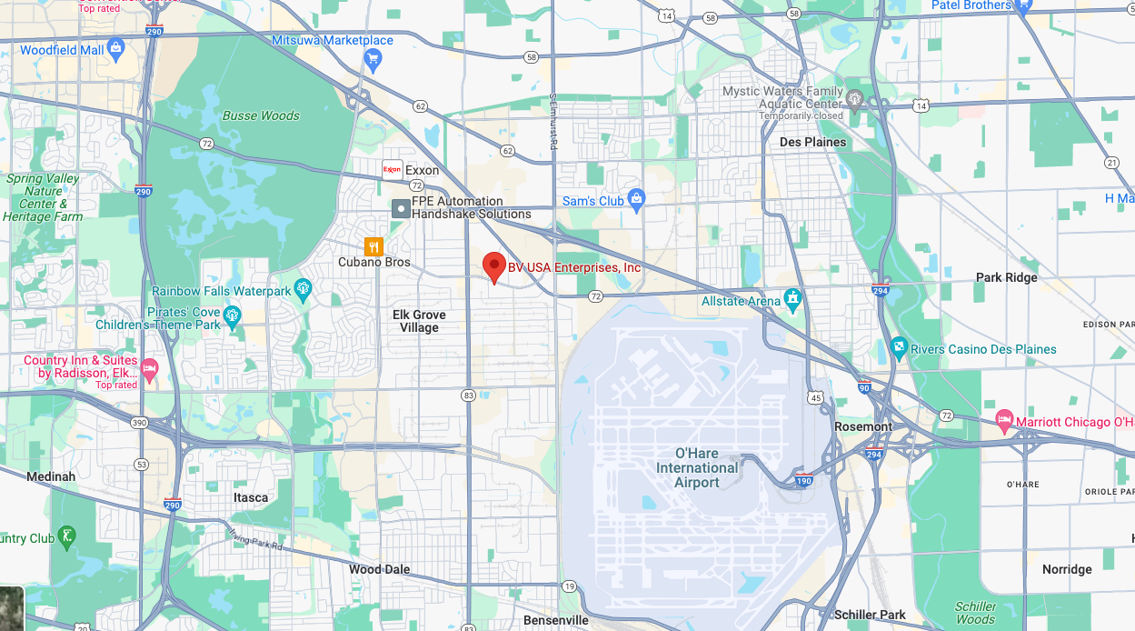 BV USA Enterprises - Map Location