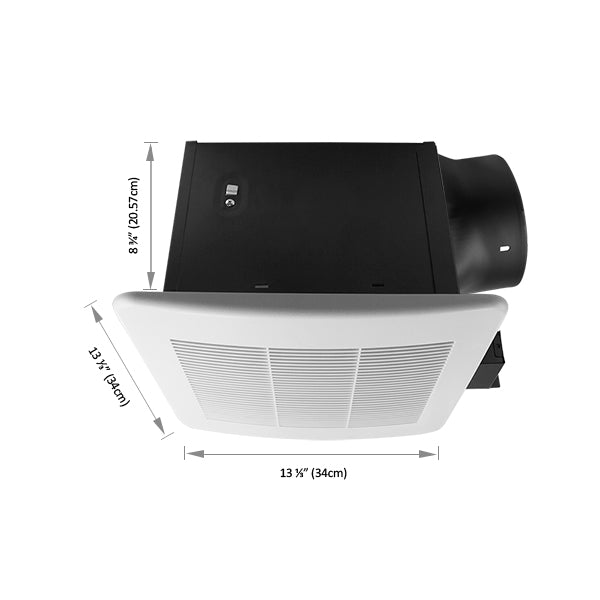 Additional Bathroom Ventilation and Exhaust Fan Dimensions