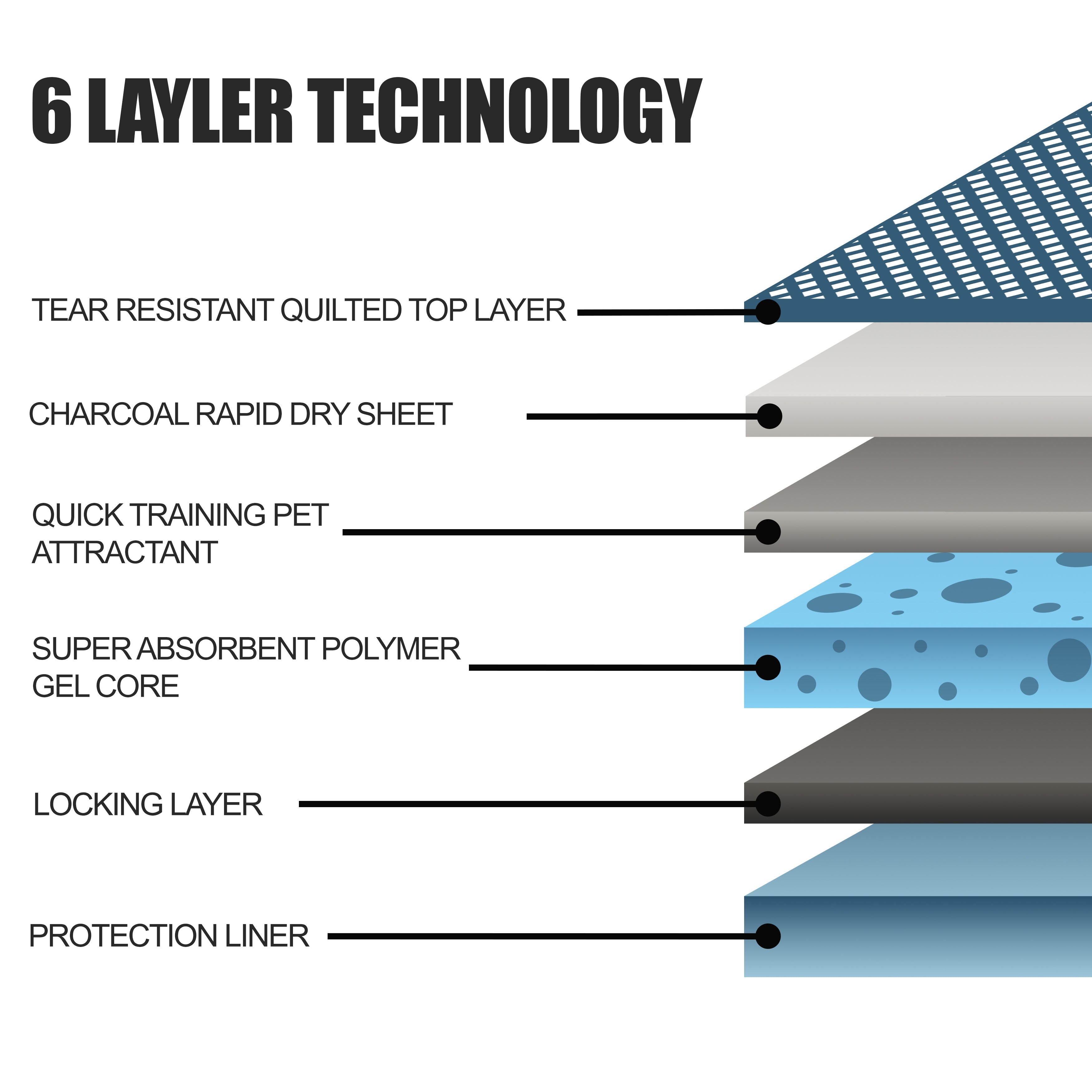 Details of 6 Pad Layers