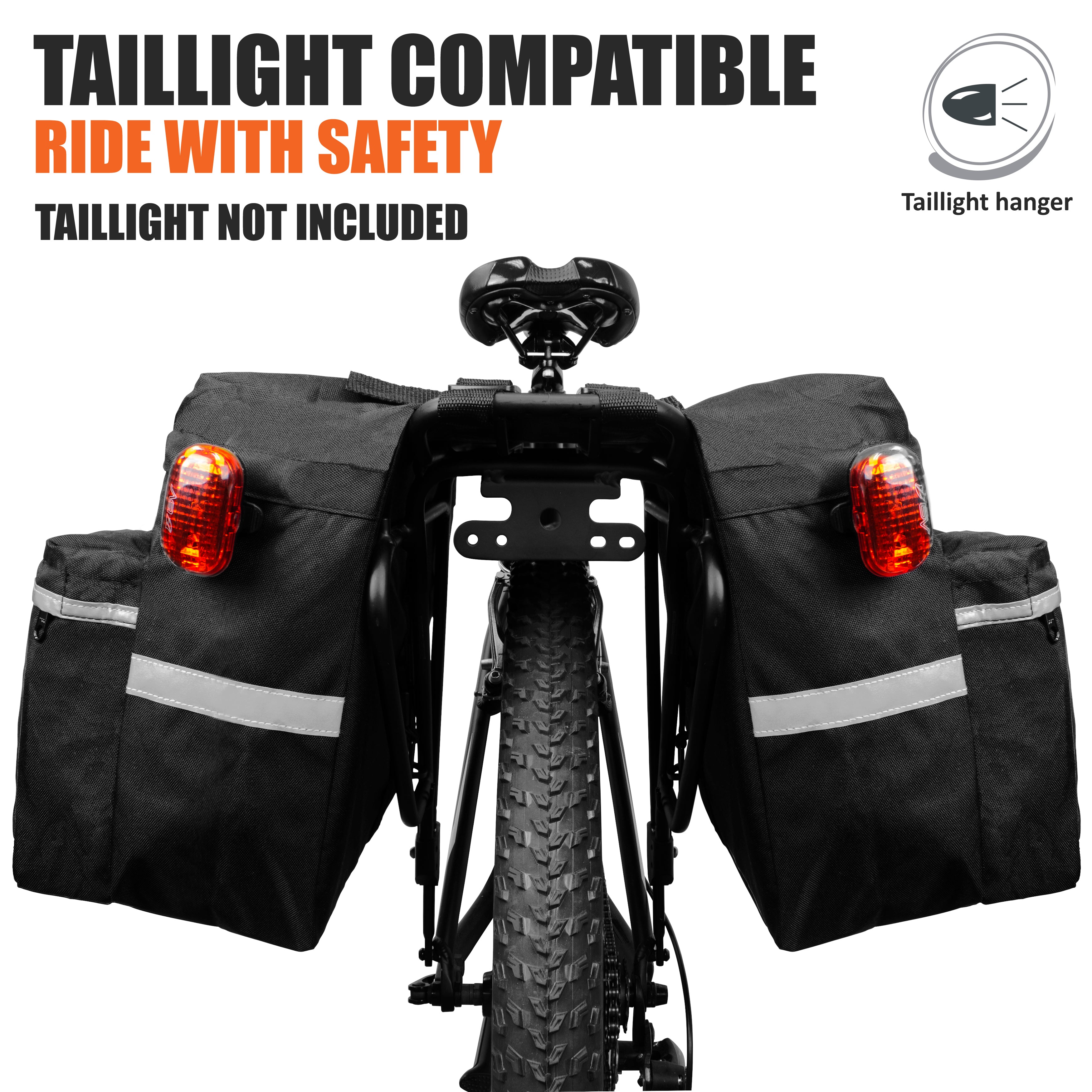 Taillight Compatible and Supported (Not Included)