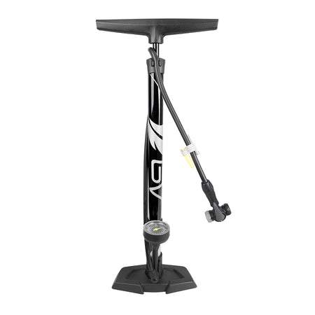 BV Steel Bike Floor Pump with Gauge | BV-GF55E-BK