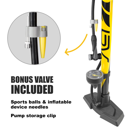 Bicycle Floor Pump Bonus Valve