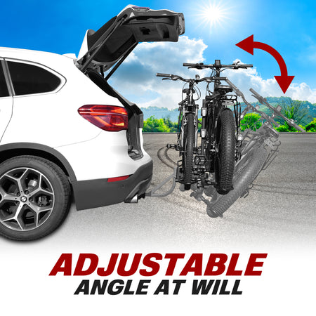 Hitch Mount Rack Carrier - Adjustable Angle