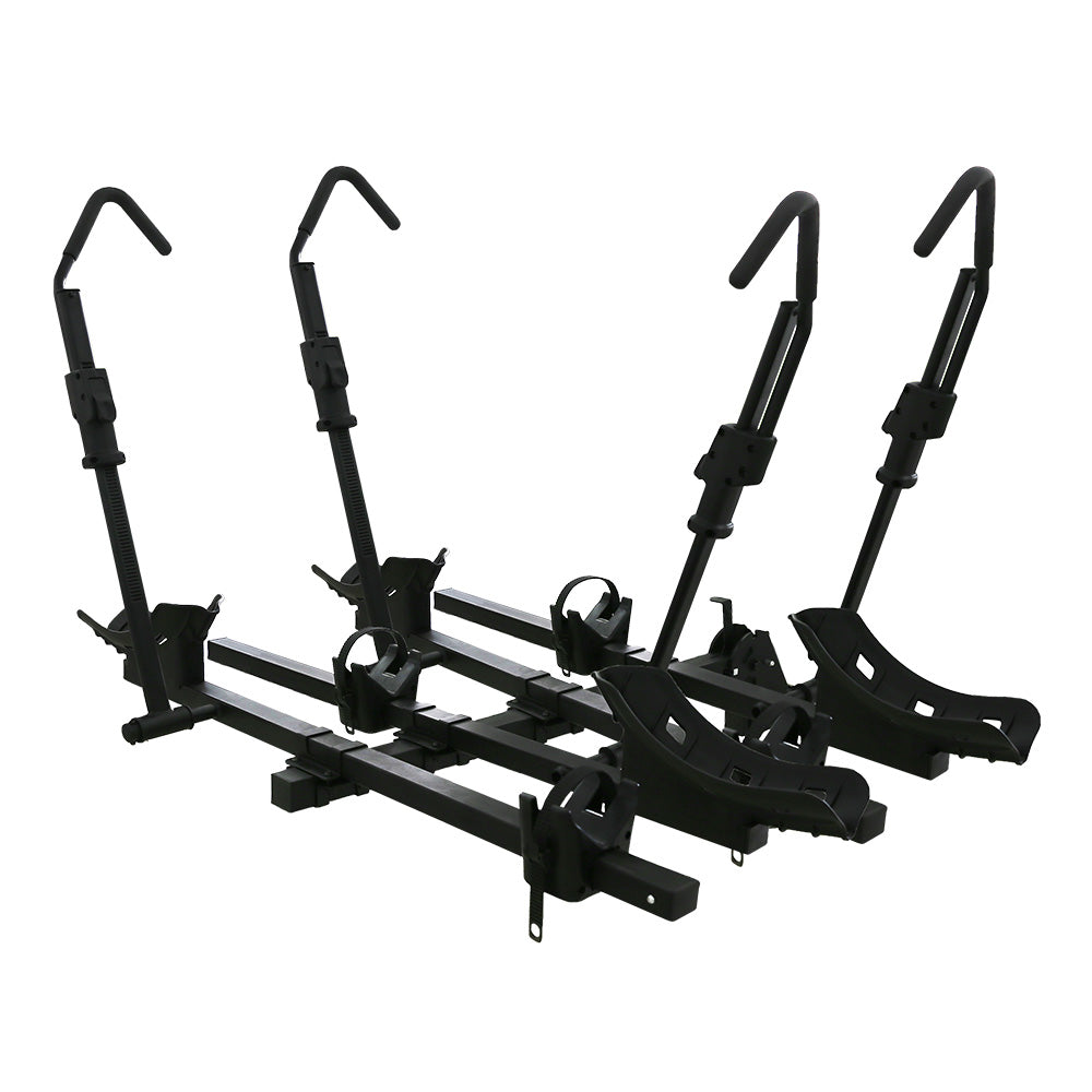 BV 4-Bike Hitch Mount Rack Carrier for Fat Tire | BV-HR02-4-FT