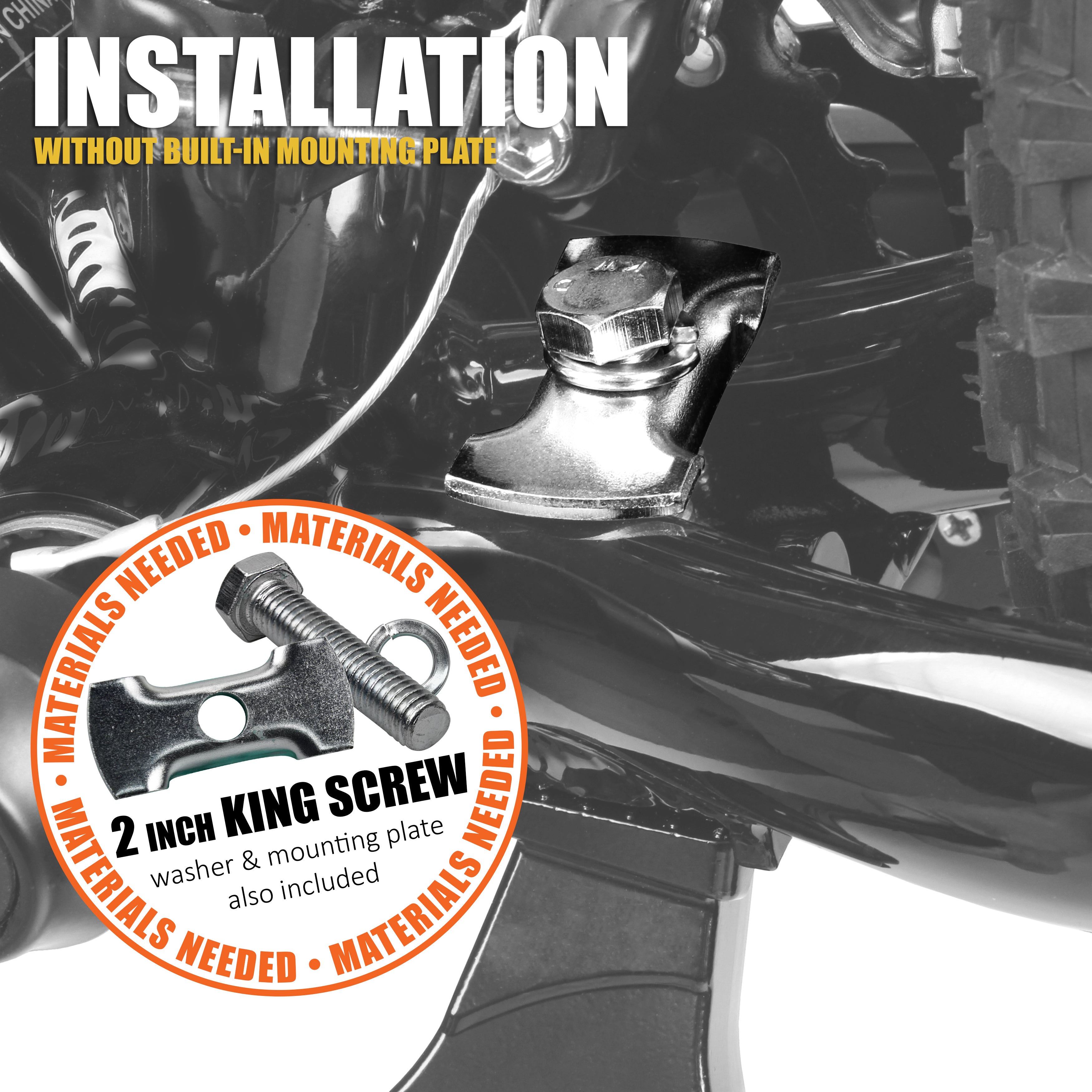 Installation without Built-In Mounting Plate