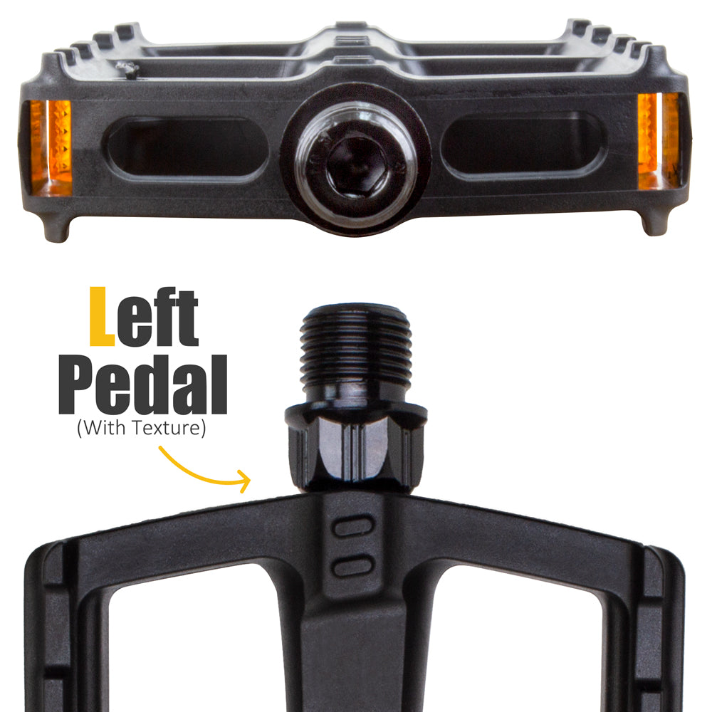 bythlon pedale BV Bike Pedal Set Universal Bicycle Pedals 9/16-Inch Boron Steel Spindle Pair