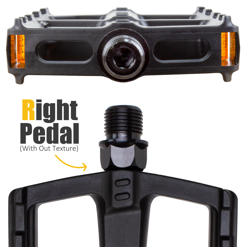 bius pedale BV Bike Pedal Set Universal Bicycle Pedals 9/16-Inch Boron Steel Spindle Pair