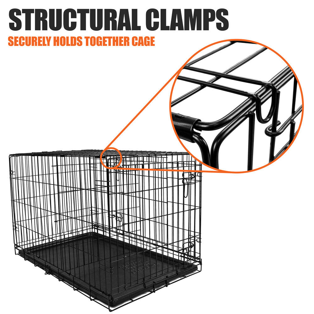 Structural Clams to Hold Cage Together