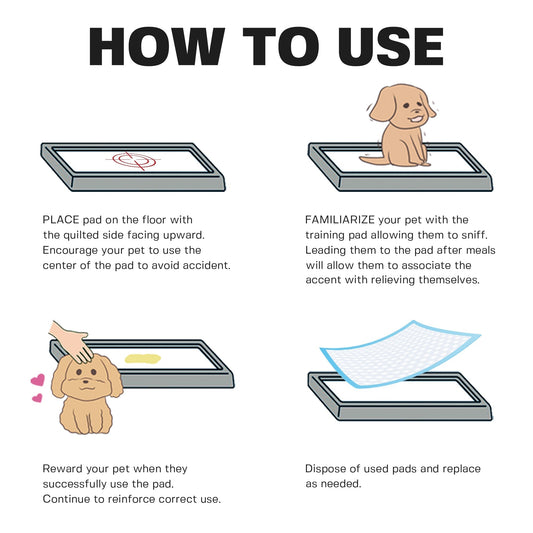 How to Use the Training Pads