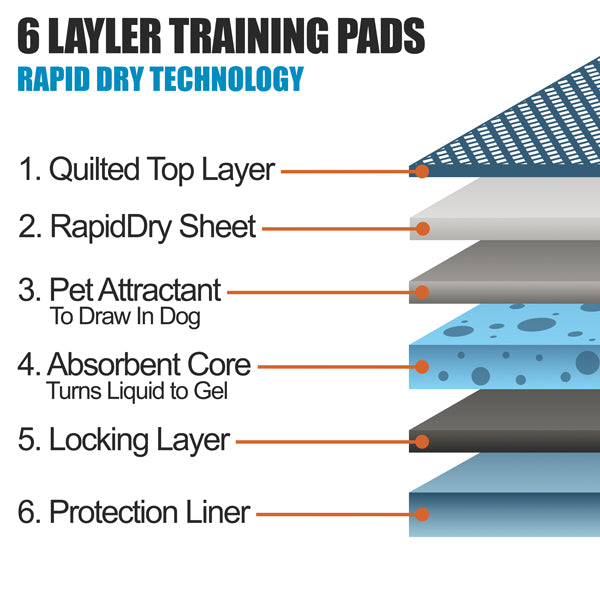 Features of the 6 Pad Layers