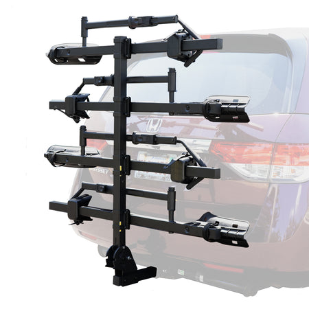 4 Bike Hitch Mount Rack - Folded Up