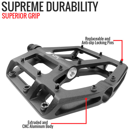 Aluminum Bike Pedals 9/16"