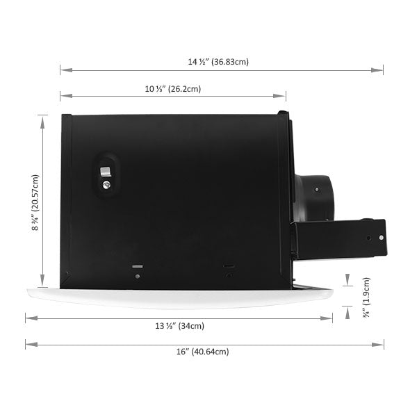 Bathroom Exhaust Fan Dimensions