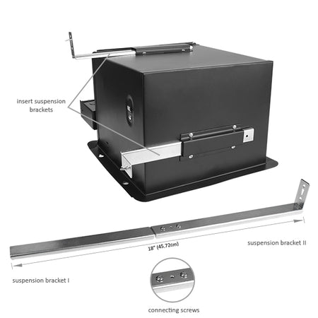 Suspension Bracket Installation for Ventilation Fan