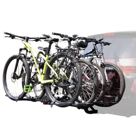 Four Bikes on Rack