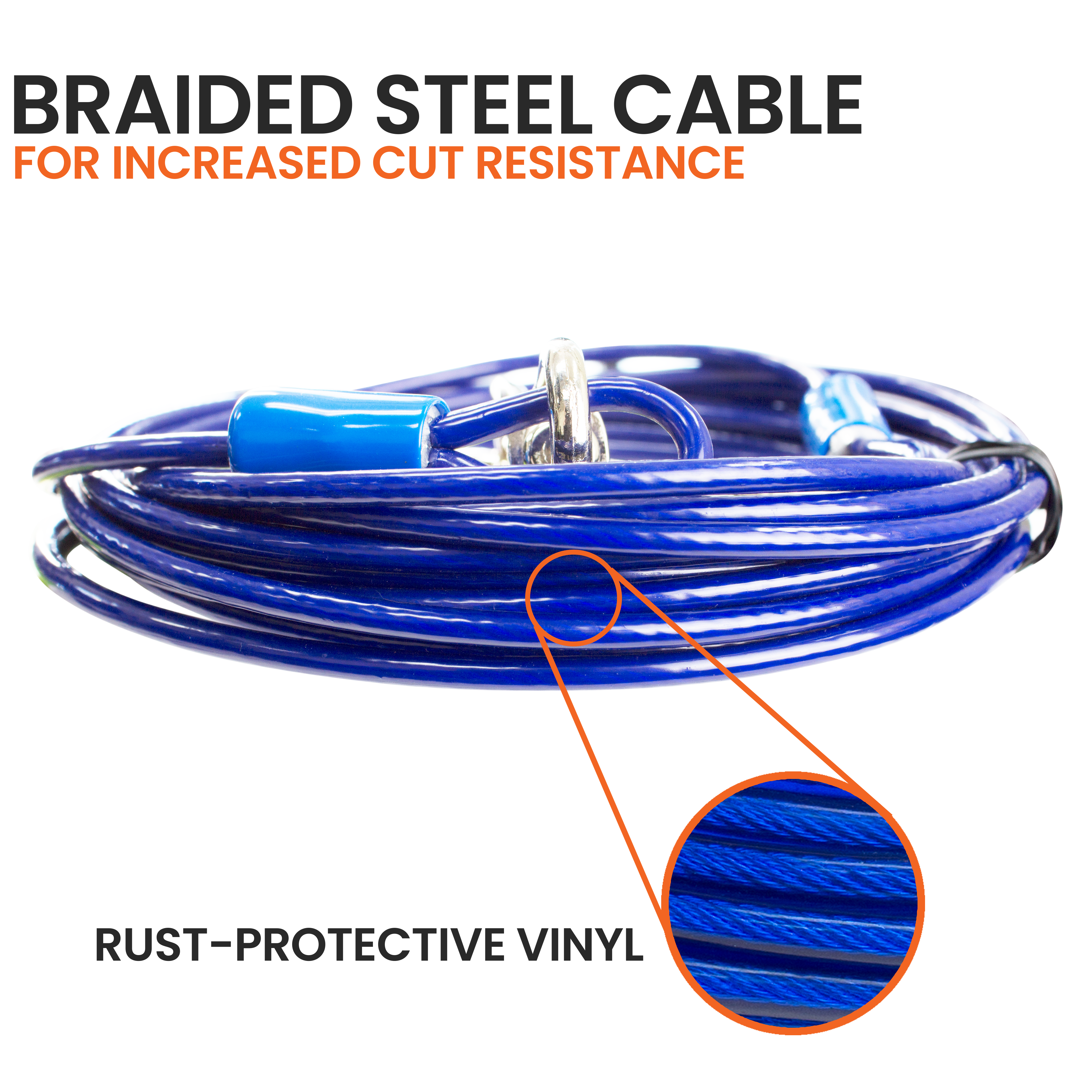 Braided Steel Cable for Added Cut Resistance