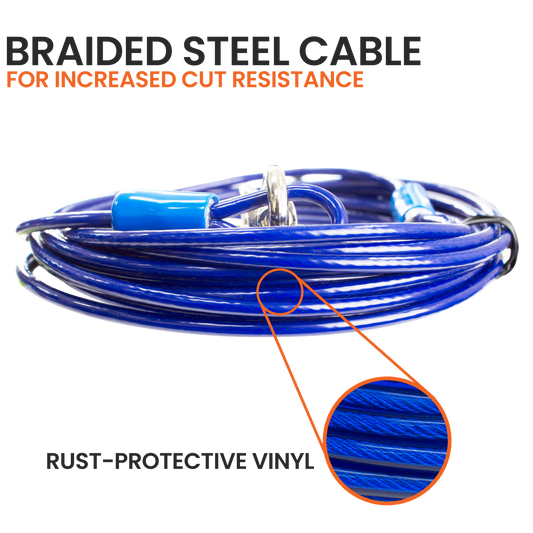 Braided Steel Cable for Added Cut Resistance