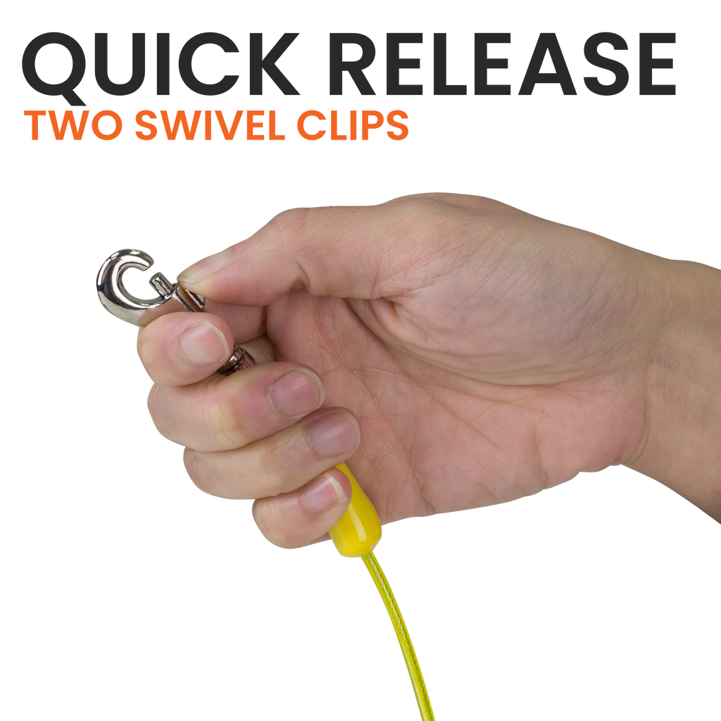 Quick Release Feature for Cable Swivel Clips