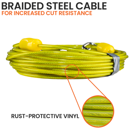 Braided Steel Cable for Increased Cut Resistance