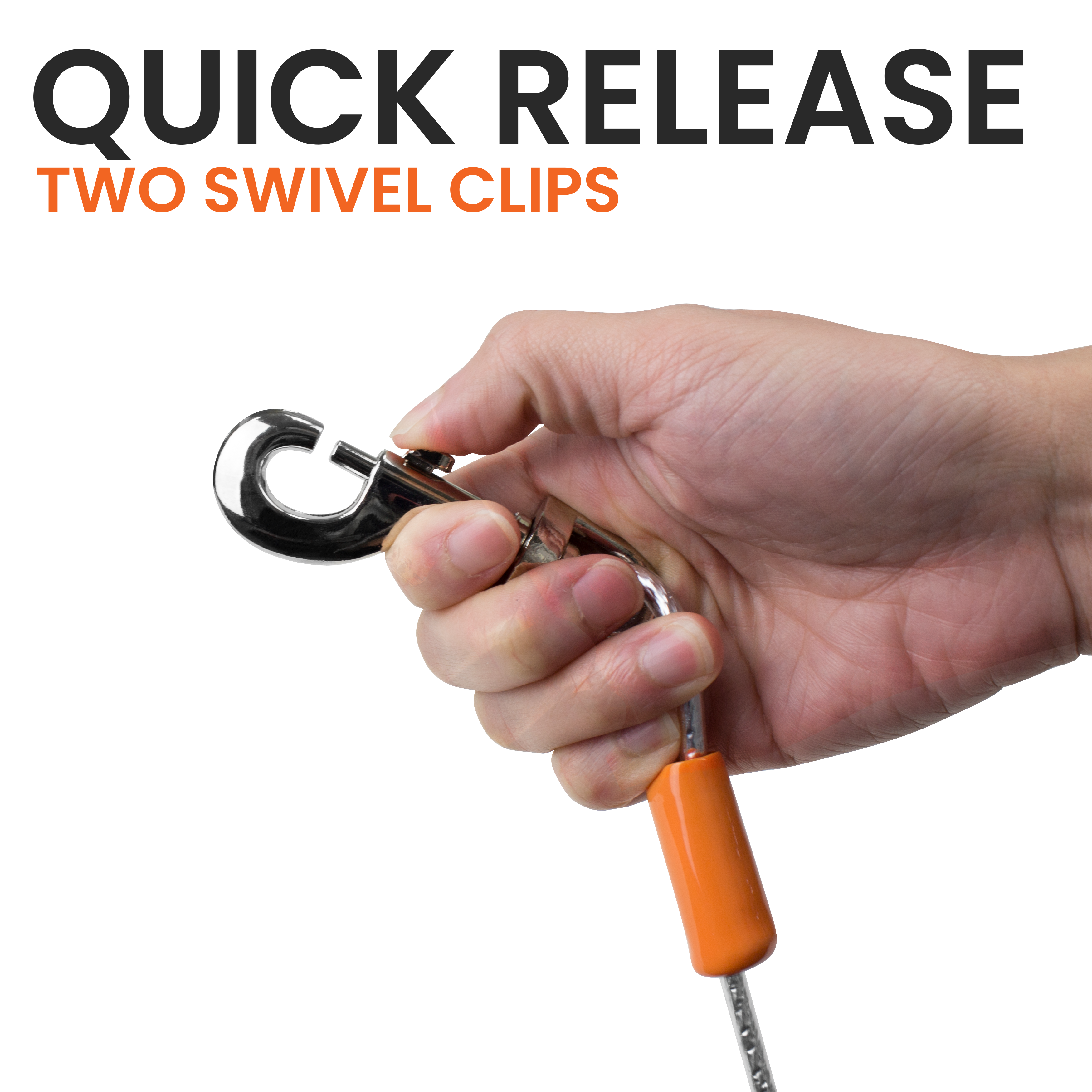 Quick Release Two Swivel Clips