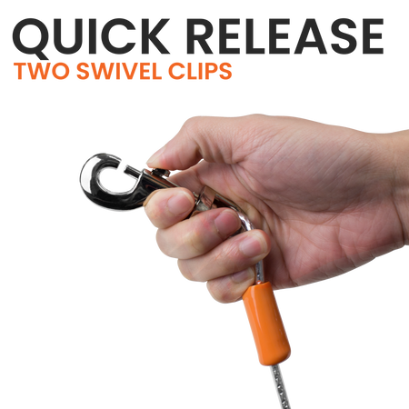 Quick Release Two Swivel Clips