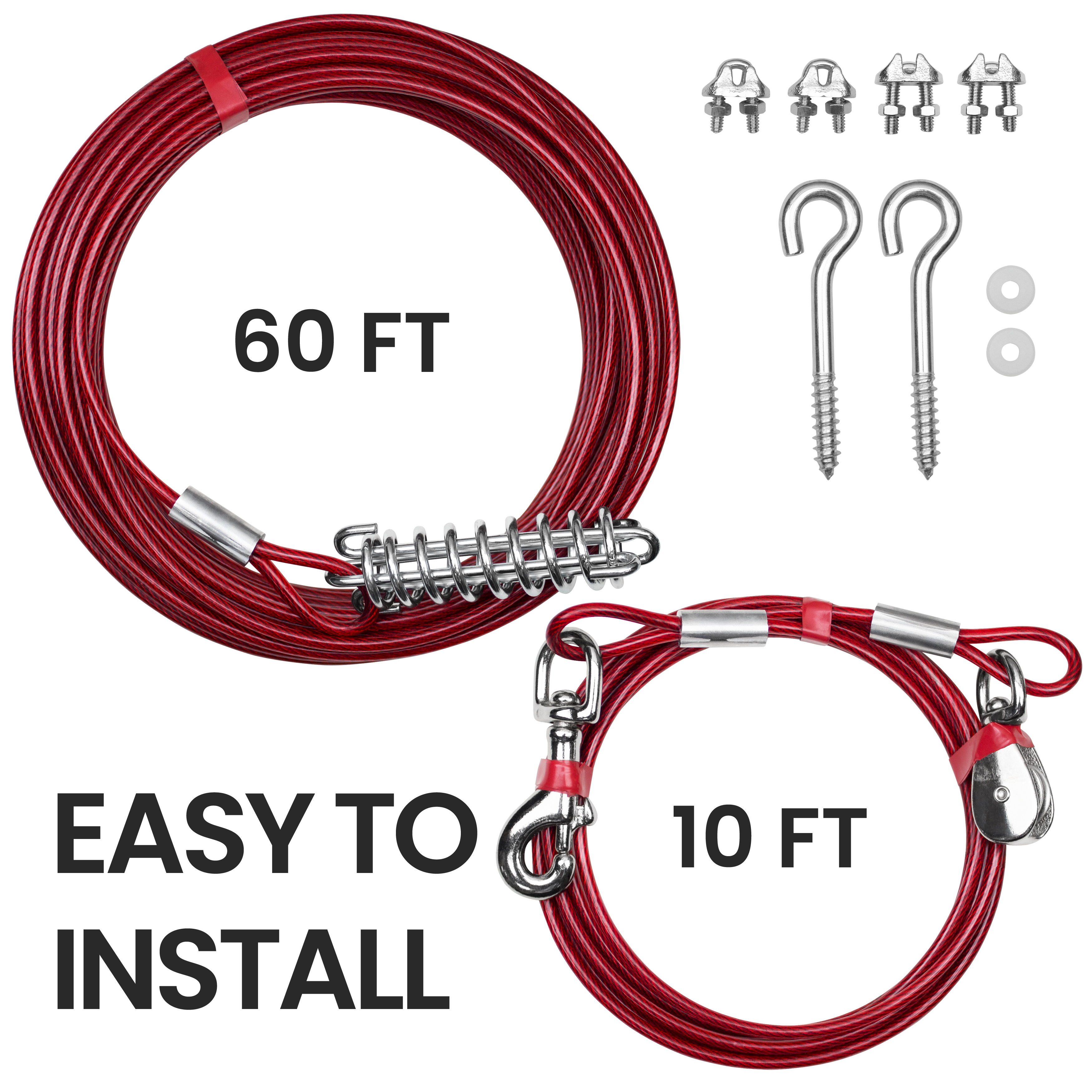 Close Up View of Trolley System Parts